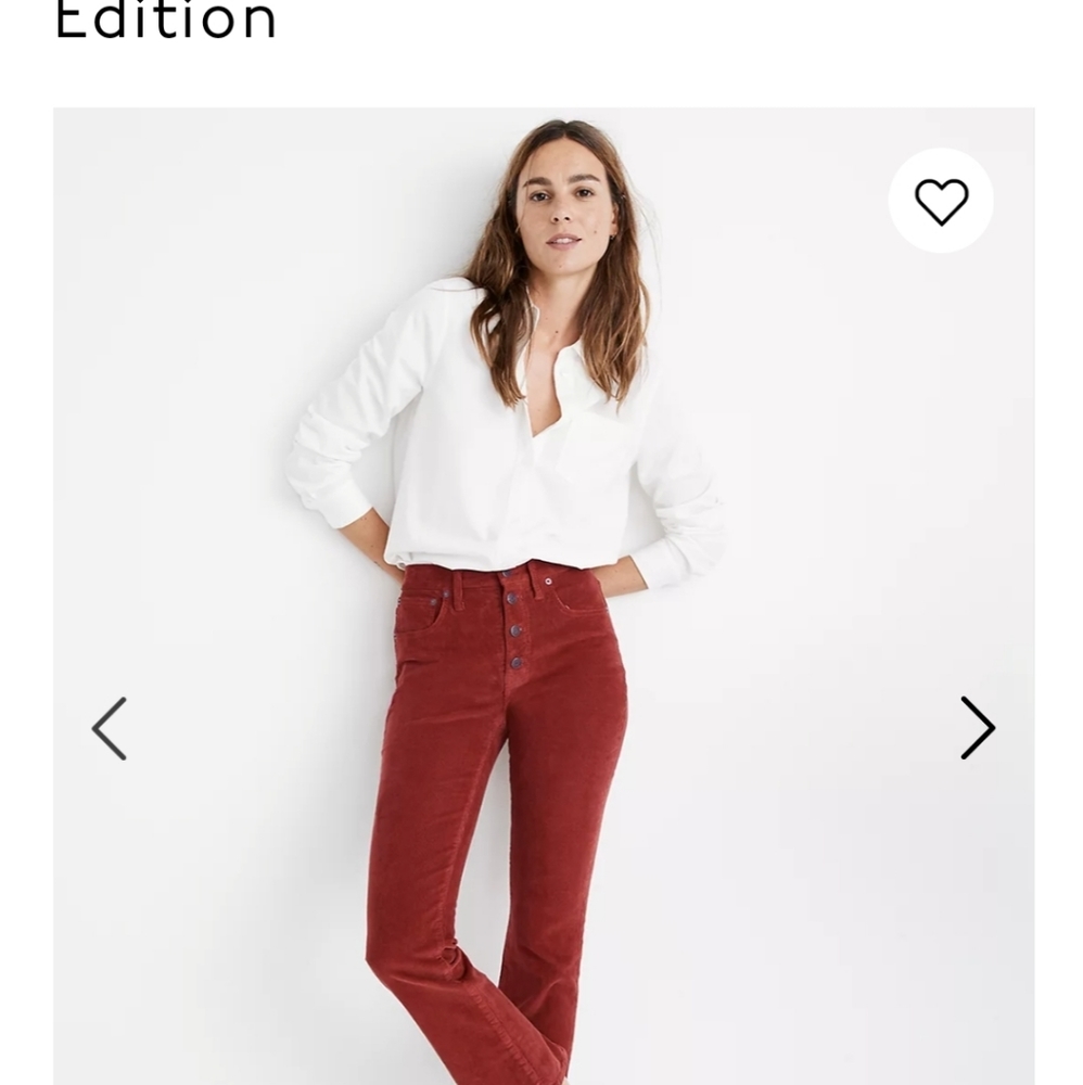 Madewell Cali Demi Boot in Corduroy